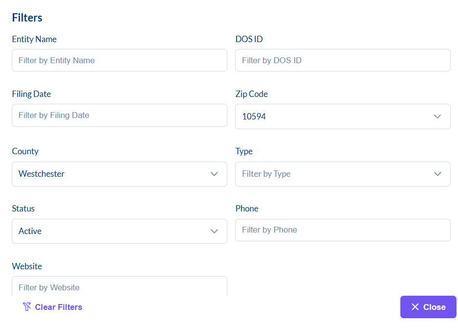 Data Filters